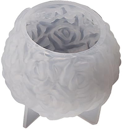 Rosenkugel Kerze Schimmel Duftende Kerze Schimmel Runde Blumenkerze Herstellen Schimmel Silikon Kerze Schimmel Gips Orament