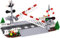 City Train Tracks Building Set, City Railway Road Crossing Building Blocks City Train Rails Accessories Building Construction Kit