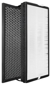 Kit de filtro de repuesto compatible con purificador de aire Rowenta Intense Pure 4010 PU4015 PU4020 PU4025, número de pieza XD6074U0 XD6075