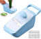 Acunny Food Cutter, Dicer - Multifunctional Potato Grid Cutter, Time-Saving Slicer Household Cheese Grater with Non-Slip Handle for Salad Preparation