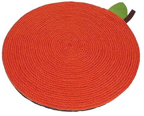 LIGHTAOTAO Juguete para Garras Naranja Rascador para Gatos Decorativo Alfombra Rascadora