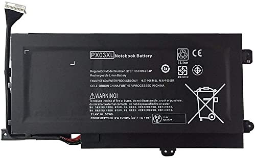 11.25V 50Wh PX03XL Laptop Battery Compatible for HP Envy 14 Touchsmart HP ENVY 14 Ultrabook Series M6