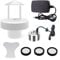 ZAMETTER Kit de atomizador de niebla para estanque de 24 V, juego de nebulizador automático con sistema de apagado de seguridad, protector de flotador para agua interior y exterior, características de