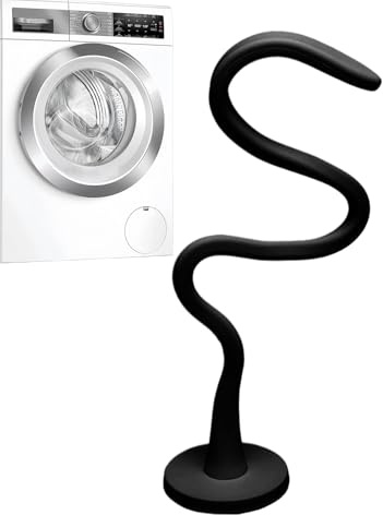 Waschmaschinentür-Stütze - Magnetischer Türhalter für Frontlader | Universeller Flexibler Türstopper | Hält die Tür einen Spalt offen, um Gerüche und Schimmel zu vermeiden, Silikon-Halterung