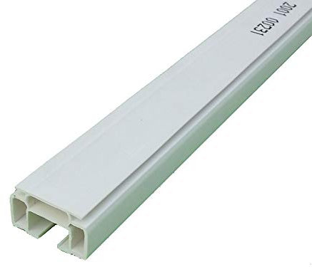 ISIK Gardinenschiene Vorhangschiene Schiebevorhang 1-4 läufig bis 150 cm (1 läufig 150cm)