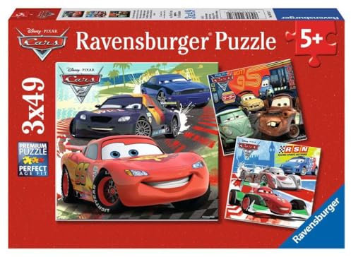 Ravensburger Disney Cars 2 3 x 49 Pieces Jigsaw Puzzles for Kids Age 5 Years Up