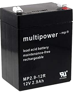 akku-net Bleiakku (multipower) MP2,9-12R, 12V, Lead-Acid