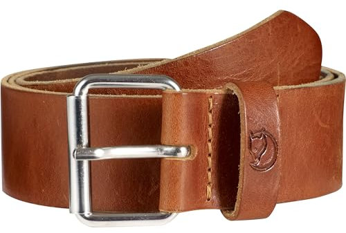 Fjällräven Singi 4 cm Gürtel, Braun (Leather Cognac 249), 95|#687 (Herstellergröße: 95cm)