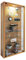 VCM Glasvitrine stehend | Vitrine Glas mit ESG-Sicherheitsglas | Maße ca.H. 113 x B. 59 x T. 18 cm | Standvitrine Glas | Modern und platzsparend | Glas Vitrinenschrank – Lumo Maxi