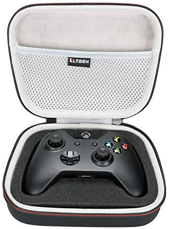 LTGEM EVA Duro Caso Viajar Proceso de Llevar Portable Almacenaje Bolsa para Xbox One Controller con Malla Bolsillo Encaja Plug y Cables