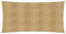 Lumaland Sunsail rectangulaire 2 x 4 mètres | Protection Solaire résistante aux intempéries avec Cordes de Fixation | Terrasse, Jardin et Balcon, Toile à Voile HDPE, Protection UV [Sable]