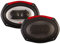 Vibe 2 Piece Pulse6 x 9 150 mm x 222 mm 300 W 3 Way Car Audio Door Shelf Speaker Pairs PULSE69