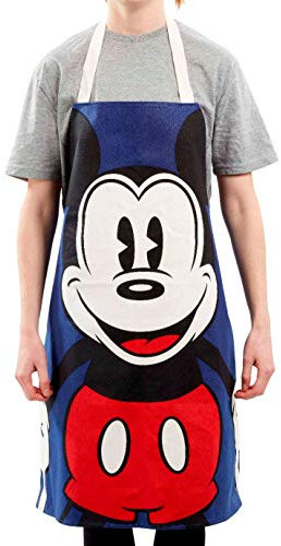 Funko UT-DI05742 Disney UT-DI05742 Classic: Apron: Navy Mickey Mouse, Multicolour, One Size
