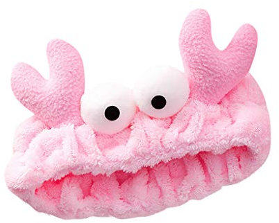 95sCloud Haarband Cartoon Stirnband Make-up Superweiches Kosmetik Haarband Haarreif Haarbänder Haarschmuck Haarreifen für Gesichtswäsche Spa Gesichtsreinigung Gesichtspflege Make up (Pink)