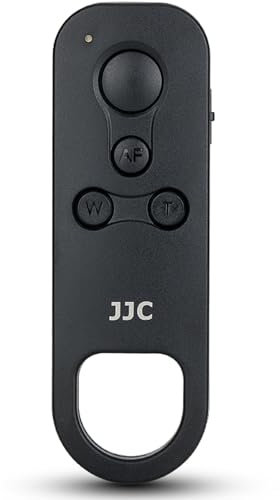 JJC BR-E1 Telecomando Wireless Bluetooth per Canon EOS R1 R10 R7 R3 R5 R6 R RP 90D 77D 850D 800D 200D II, 200D M50 M200, 6D Mark II, M6 Mark II, G5 X Mark II, G7 X Mark III, SX70 HS