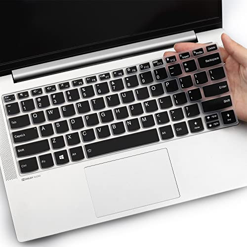 MUBUY Tastatur-Abdeckung für Lenovo Flex 5 14 2-in-1 Laptop ,Lenovo Ideapad Flex 5 5g 14 Zoll ,Lenovo Ideapad 5 14 Zoll ,Lenvo Idepad S540 14 Zoll Laptop Schutztastatur Skin Schwarz