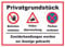 HB-Druck Privatgrundstück Betreten und Parken verboten Videoüberwachung Schild A4 (210x297mm)