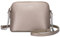 DAVIDJONES Damen Jet Set Geldbörse Dome Crossbody Tasche, Kleine PU Leder Umhängetasche mit Kettenriemen, Leichte Satteltaschen, Antikgold, Medium, Jet Set Chain Dome Umhängetasche