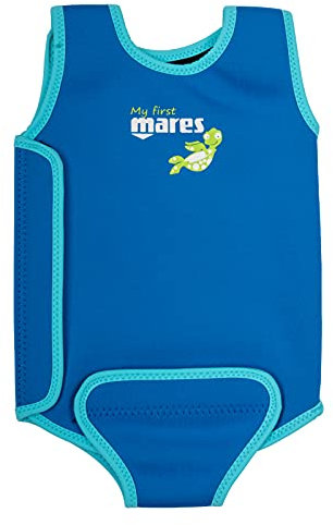 Mares Aquazone Baby Wrap, Mutino da Mare/Piscina da Neonato/Bambino in Neoprene - Blu, M