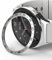 Ringke Bezel Styling Compatible con Protector Xiaomi Watch S1 (46mm) Carcasa Adhesiva Acero Inoxidable para Reloj Bisel, Funda Xiaomi Watch S1 46mm - 46-01 (ST) Silver