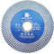 Diamond Porcelain Tile Cutting Disc - BRSCHNITT 4.5 Super Thin Diamond Cutting Grinding Disc with X Teeth Arbor 7/8“-5/8“ for Ceramic Tiles,Granite,Marble Angle Grinder Circle Cutting Disc