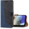 Mulbess Coque pour Samsung Galaxy A23 / M23 / M13 [4G /5G], Etui a Rabat, Housse en Cuir, Pochette de Protection Portefeuille, Élégant Noir