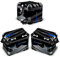 Aufkleber-Set VALIGIE Komplett kompatibel mit BMW Aluminium 2. Modell R 1250 GS ADV Triple Black Dune Style VA2-FM-012
