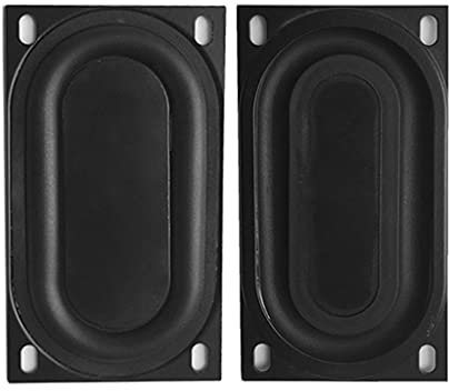 hero-s 2 Pz 50x90mm Bass Speaker Passivo Radiatore Ausiliario Gomma Vibrazione Piastra Subwoofer Kit di Ricambio FAI DA TE Speaker Diaframma