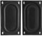 hero-s 2 Pz 50x90mm Bass Speaker Passivo Radiatore Ausiliario Gomma Vibrazione Piastra Subwoofer Kit di Ricambio FAI DA TE Speaker Diaframma