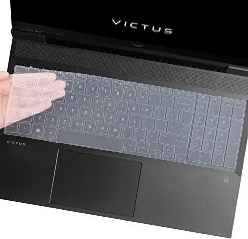 Housse de clavier pour ordinateur portable HP Victus Gaming 15,6 15-fb0028nr/fa0025nr/fa0031dx/fa0747nr 15t-fa000 15z-fb000, HP Victus 16,1 Laptop 16-d0020nr/d0030nr/d0030nr/D1010 Protection