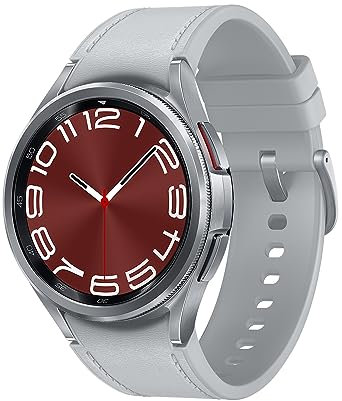 Samsung Galaxy Watch6 Classic 43mm Smartwatch Fitness Tracker, Monitoraggio Benessere, Batteria a lunga durata, Bluetooth, Ghiera Interattiva in Acciao Inox, Silver [Versione italiana]