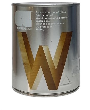 Barniz Al Agua Brillante Incoloro Wood Cosmos Lac 750 Ml