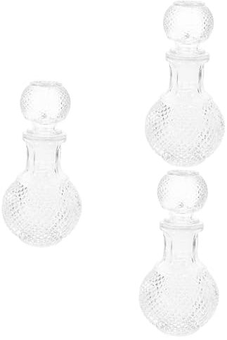 HOMSFOU 3 Pezzi Bottiglia Di Vino In Decanter Per Whisky Caraffa Per Whisky Bottiglie Decanter Per Vino Bottiglia Di Per Vino Gin Decanter Bottiglia Decanter Con Tappi