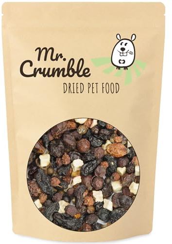 Mr. Crumble Dried Pet Food - Beeren-Beutel, Beeren und Früchte für Wildvögel, Vogelfutter 1000g