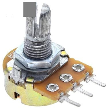 Potentiometer 5PCS stereo/sealing potentiometer WH148 B1k B2k B5k B10k B20k B50k B100k B250k B500k B1M 15mm 3pins(250K OHM)
