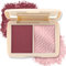 Boobeen Palette de Maquillage 2 Couleurs - Fard à Joues, Highlighter, Contour Mat et Shimmer - Poudre Visage Blusher Highlight Bronzer