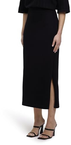 FALKE Damen Basic Apparel Midi Rock weich bequem