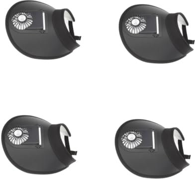 BESTYASH 4sets Lightweight Fan Sun Hat Open-top Visor Women Sun Hat for Uv Protection Beach Shade for Summer