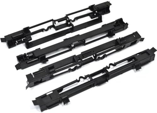 Easy Link 4X Dachträger Blende Abdeckung Vorne Hinten Links Rechts Schwarz Kompatibel mit Opel Astra H 2004-2010 Zafira B 2005-2014 5187915 13125723 5187914