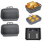 Ninipie Air Fryer Silicone Liner for Ninja Foodi AF400UK, Airfryer Silicone Liners Reusable Air Fryer Accessories for Ninja Foodi AF300UK
