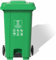 UCKYSU Contenedor Basura Grande Cocina Exterior Con Ruedas Tapa For Uso Comercial Con Eliminación Manos Libres Fácil Usar(Green,100L)
