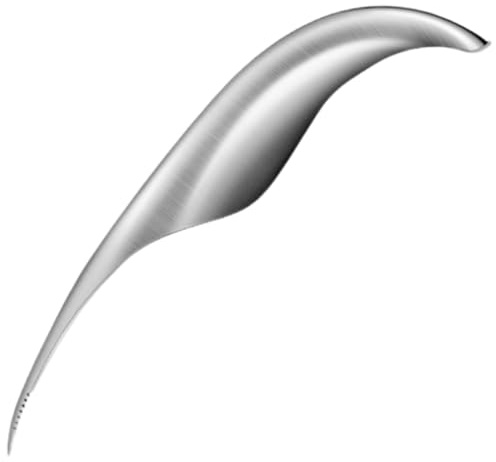 MOLUCKFU Cuchillo para Pelar Camarones de Acero Inoxidable Mango Antideslizante Práctico y Herramienta para Desvenar Langostinos en Cocina