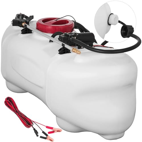 Deposito con pulverizador para tratamientos Fertilizantes y fitosanitarios 12V, 60 litros