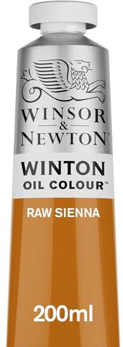 Winsor & Newton Winton - Tubo de Pintura al Óleo, 200 ML, Amarillo (Tierra de Siena Natural)