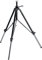 Manfrotto 117B Geared Video Tripod with Rubber Feet and Retractable Metal Spikes (Black)