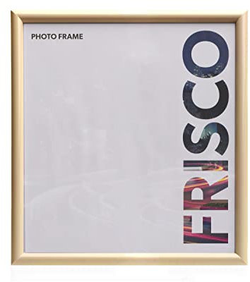 Kenro Cadre Photo Or Frisco Series 30x30cm Cadre Photo 30x30 à Poser ou à Suspendre sur le Mur avec Devanture en Verre - FR3030G