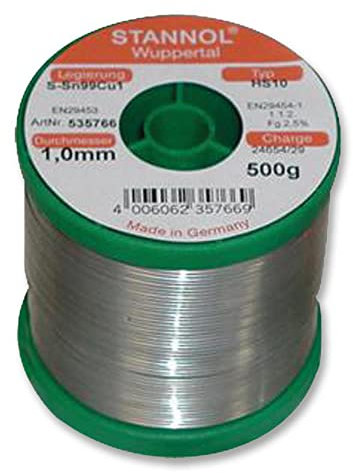 Best Price Square Solder Wire, Lead Free, 1.0MM, 500G 535766 by STANNOL