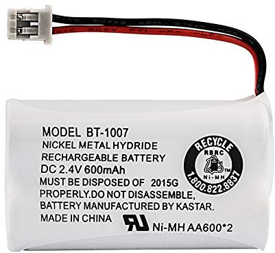 New! Genuine Uniden BT-1007 NiMH 600mAh DC 2.4V Rechargeable Cordless Telephone Battery (1-Pack)