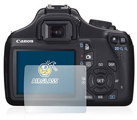 brotect Glass Screen Protector Film compatible with Canon EOS 1100D - Glass-Foil 9H Protection [Scratch Resistant, High Clarity]