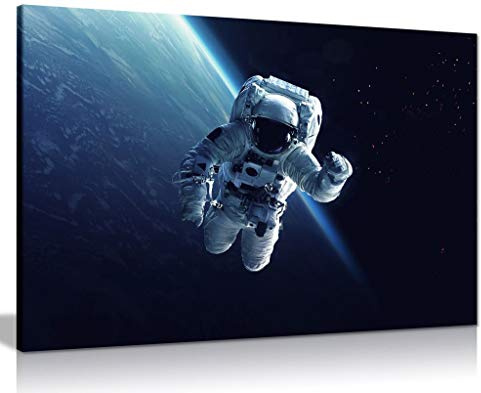Spacewalk Astronaut Cosmic Canvas Wall Art Picture Print (30x20)